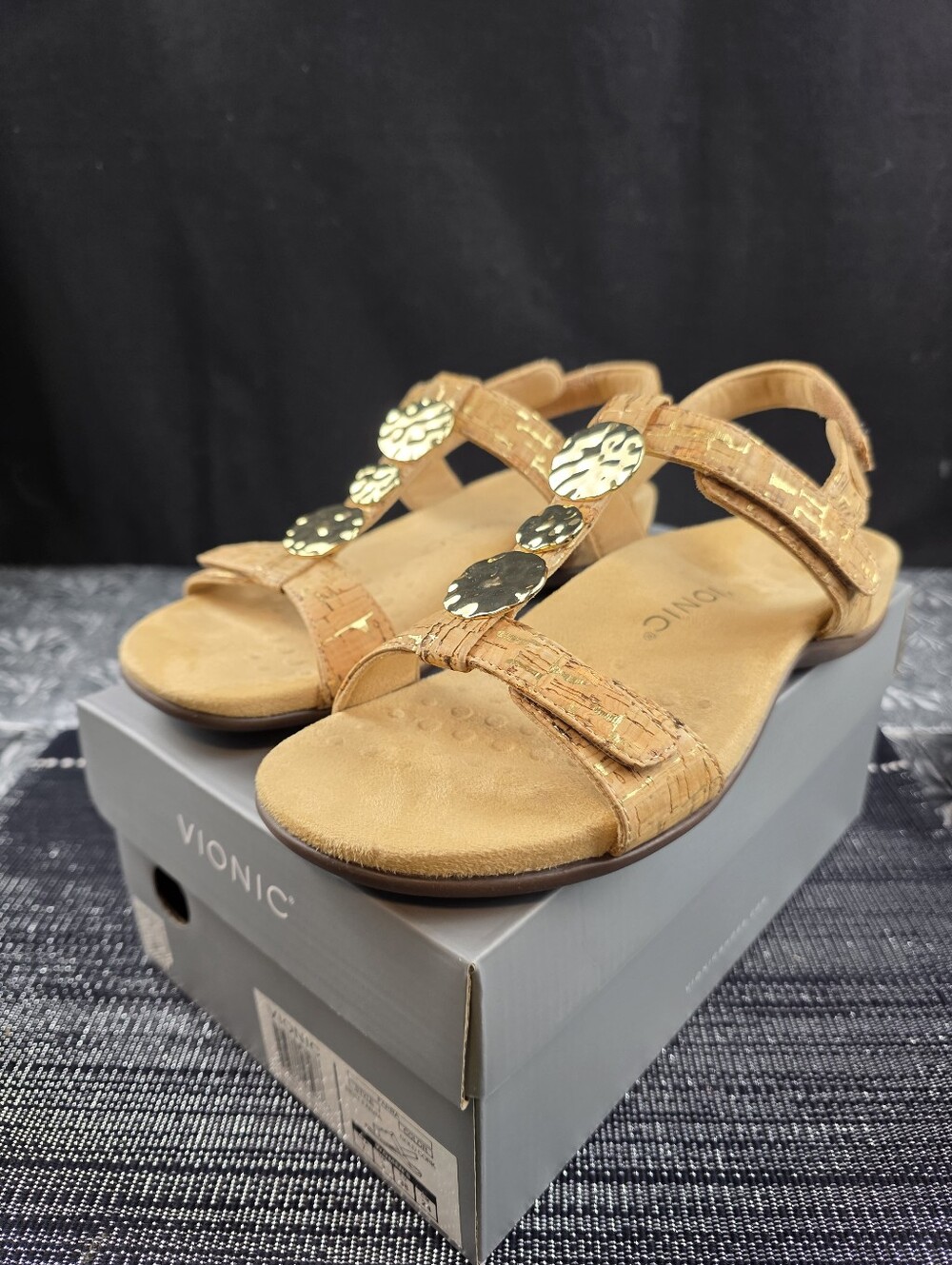 Vionic Farra Cork Strap Sandals